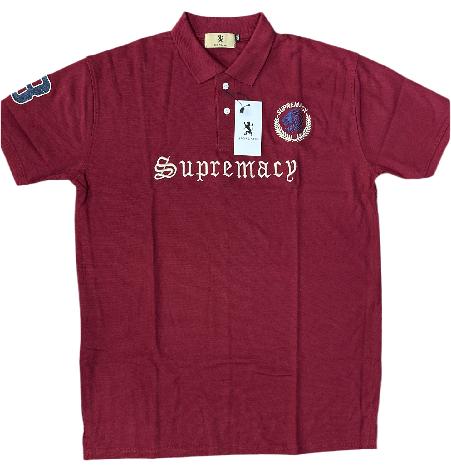 PQE Big Size Polo Maroon