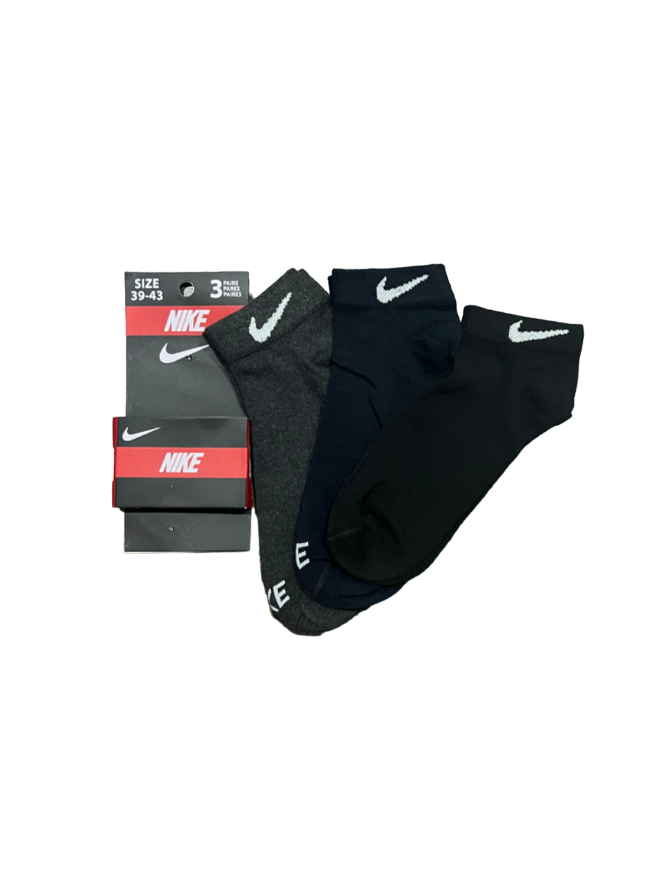 N-i-k-e Ankle Socks (Pack Of 3)