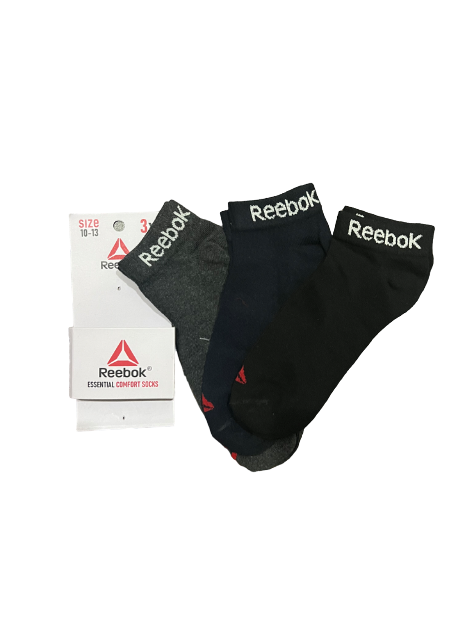 R-E-E-B-O-K Ankle Socks (Pack Of 3)