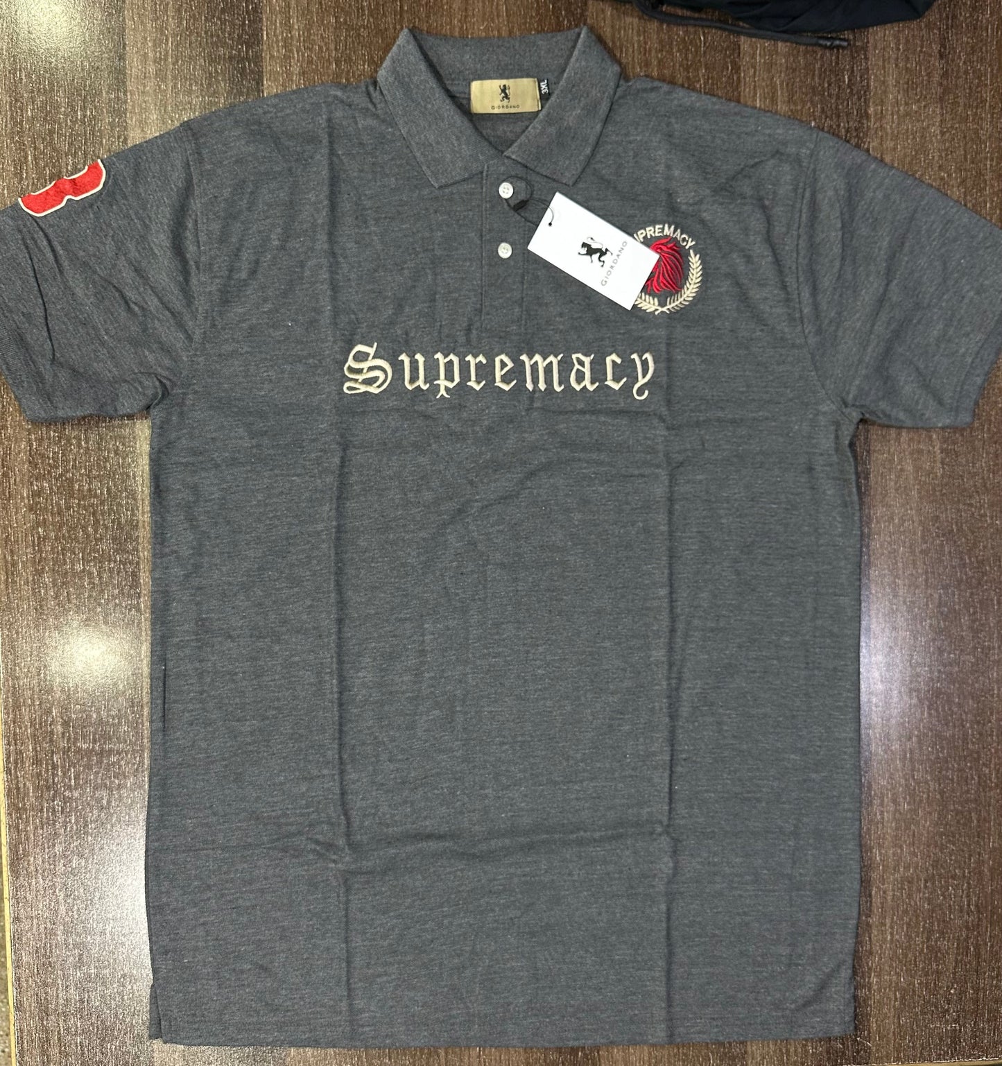 PQE Big Size Polo Grey