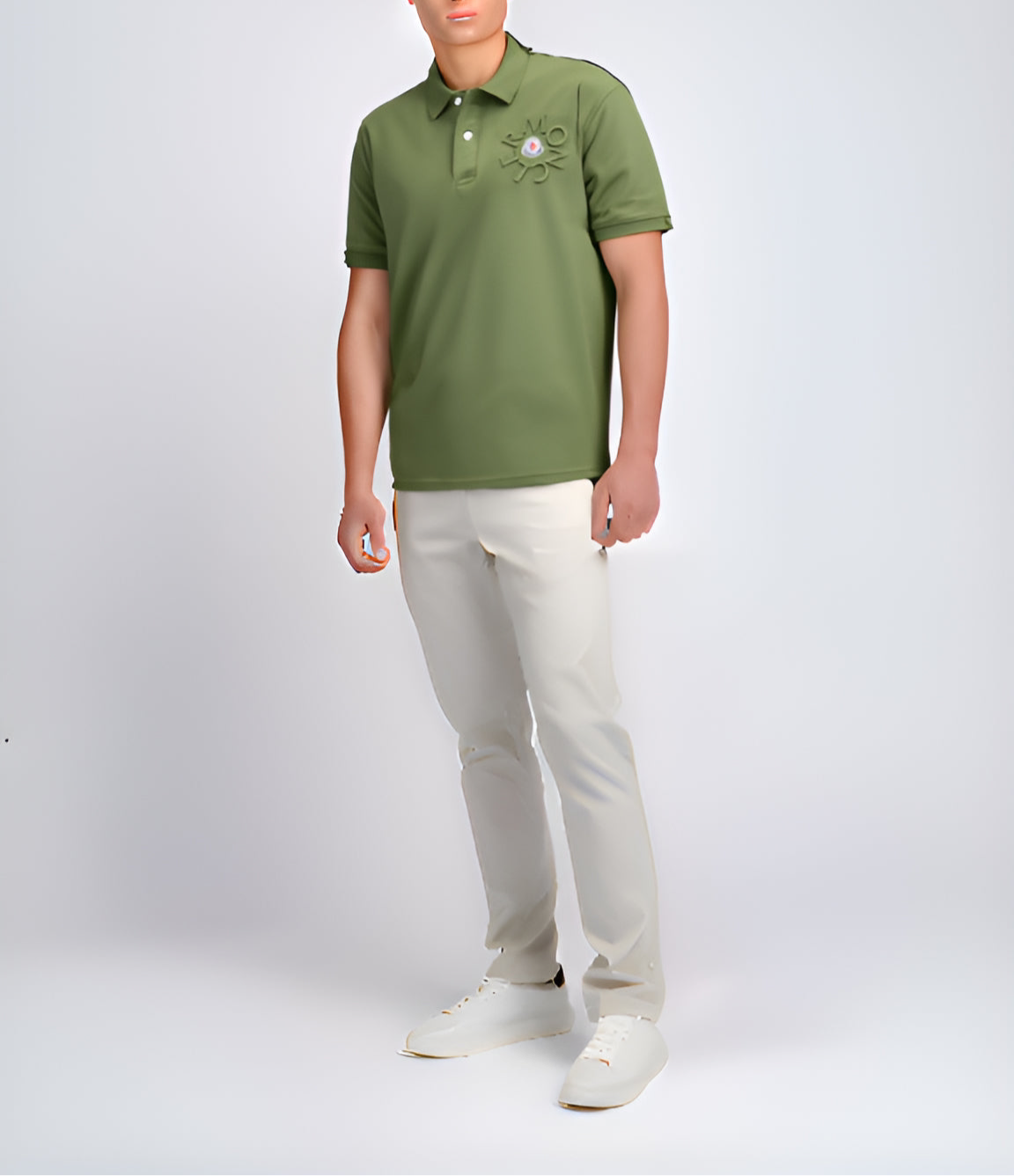 POLO  MONCLER Premium Shirt Green