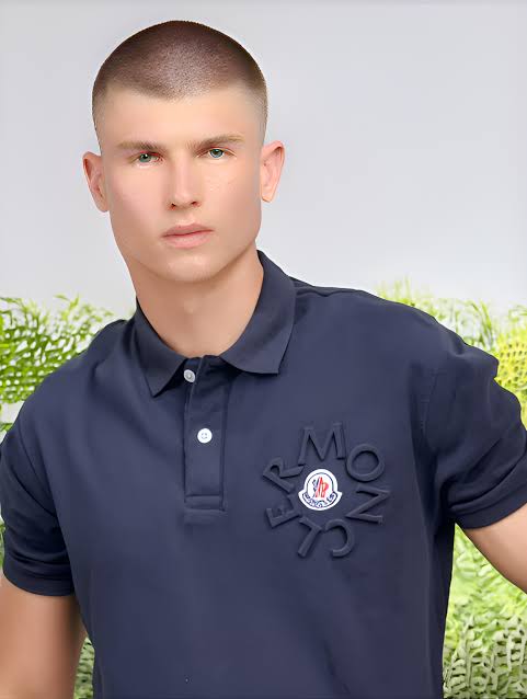 Polo MONCLER Premium Shirt - Blue