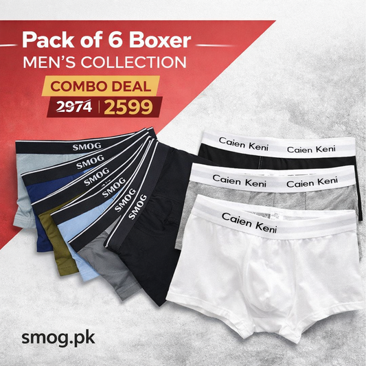 Premium Cotton Stretchable Boxers (2 Bundle Deal)