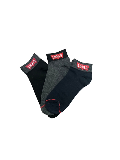 L-E-V-I-S Ankle Socks (Pack Of 3)