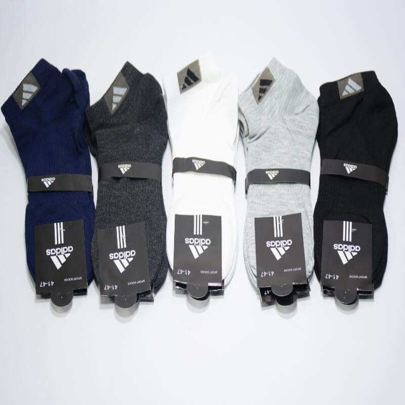 A-d-i-d-a-s  Imported Ankle Socks (pack of 5)